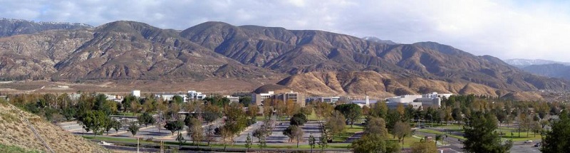 Panoramic view of Cal State University San Bernardino