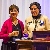 Gloria Macías Harrison and Marta Macías Brown